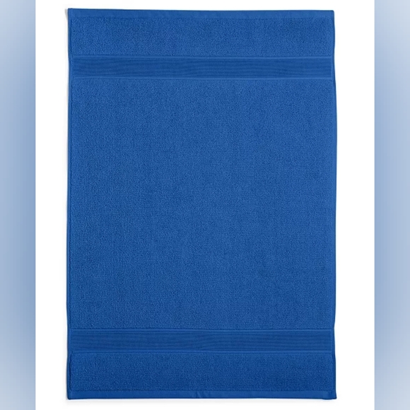Lauren Ralph Lauren Sanders Solid Antimicrobial Bath Mats - Maritime Blue - Picture 1 of 5